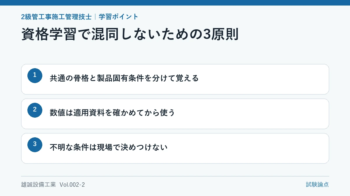 排水立管の施工条件を学ぶときの三つの注意点