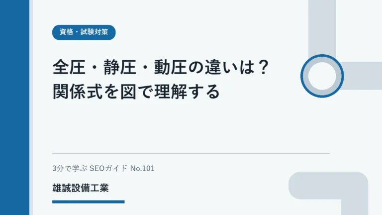 円管内の流れを題材に全圧・静圧・動圧を学習する学生のイメージ